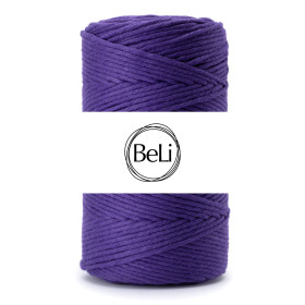 POŁYSKUJĄCY FIOLET Sznurek do makram 3mm 100m