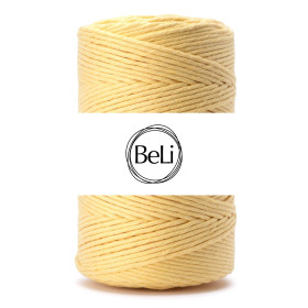 ŻÓŁTY Sznurek do makram 5mm 100m