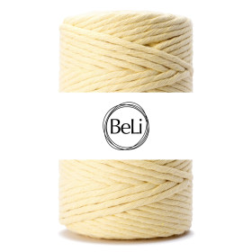 JASNOŻÓŁTY Sznurek do makram 5mm 100m