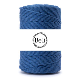 NIEBIESKI Sznurek do makram 5mm 100m