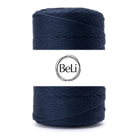 GRANATOWY Sznurek do makram 5mm 100m