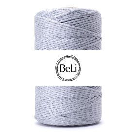 JASNOSZARY Sznurek do makram 5mm 100m