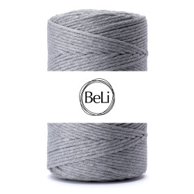 SZARY Sznurek do makram 5mm 100m