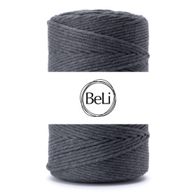 GRAFITOWY Sznurek do makram 5mm 100m