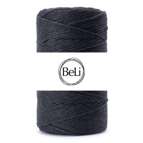 ANTRACYT Sznurek do makram 3mm 200m